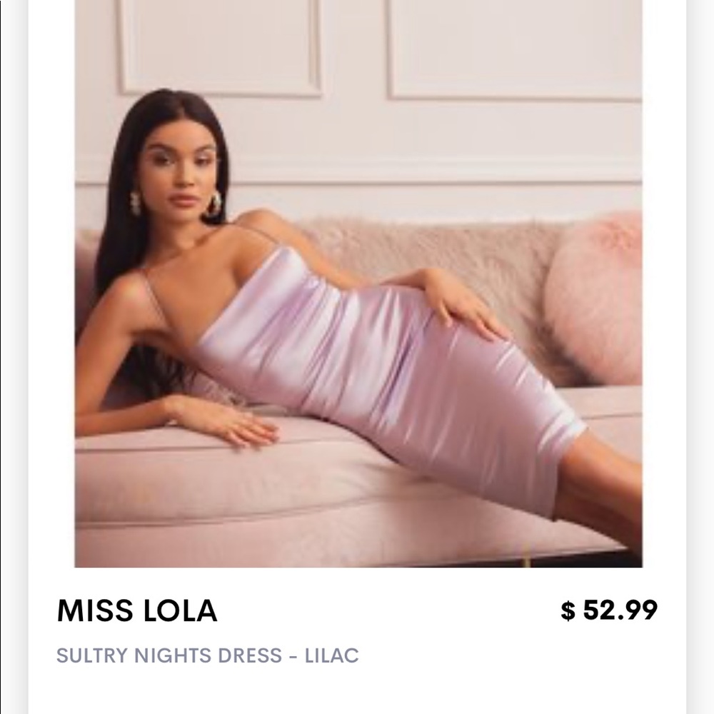 Miss Lola Sultry Nights Strappy Dress
